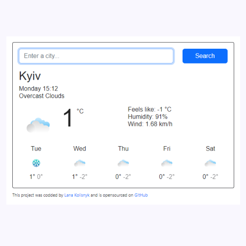 React Weather App